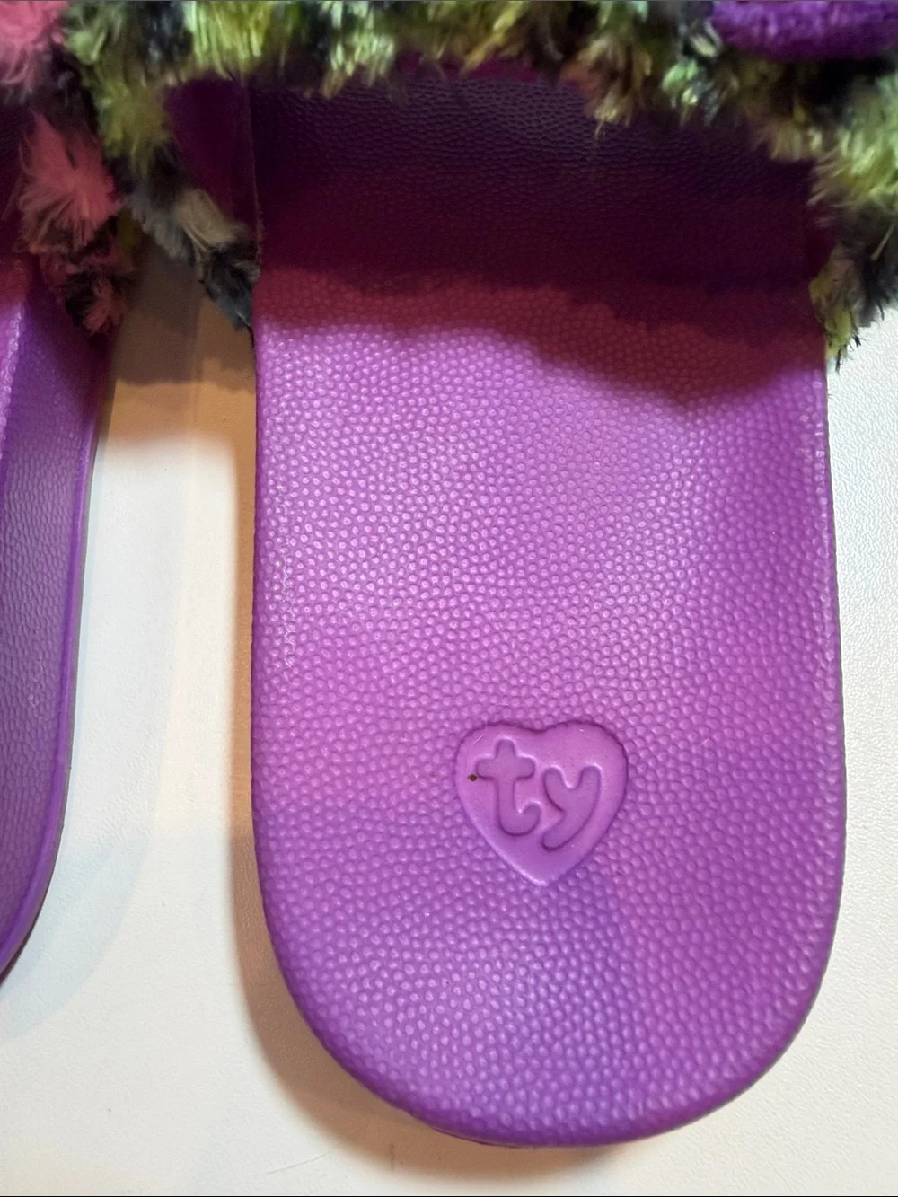 Ty Dotty Leopard Girls Slide Sandals Slippers – Size 1-3 – NWT